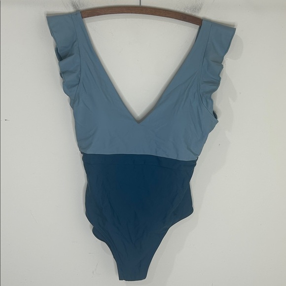 SUMMERSALT The Ruffle Backflip One Piece Swimsuit Size 8 - Picture 4 of 16